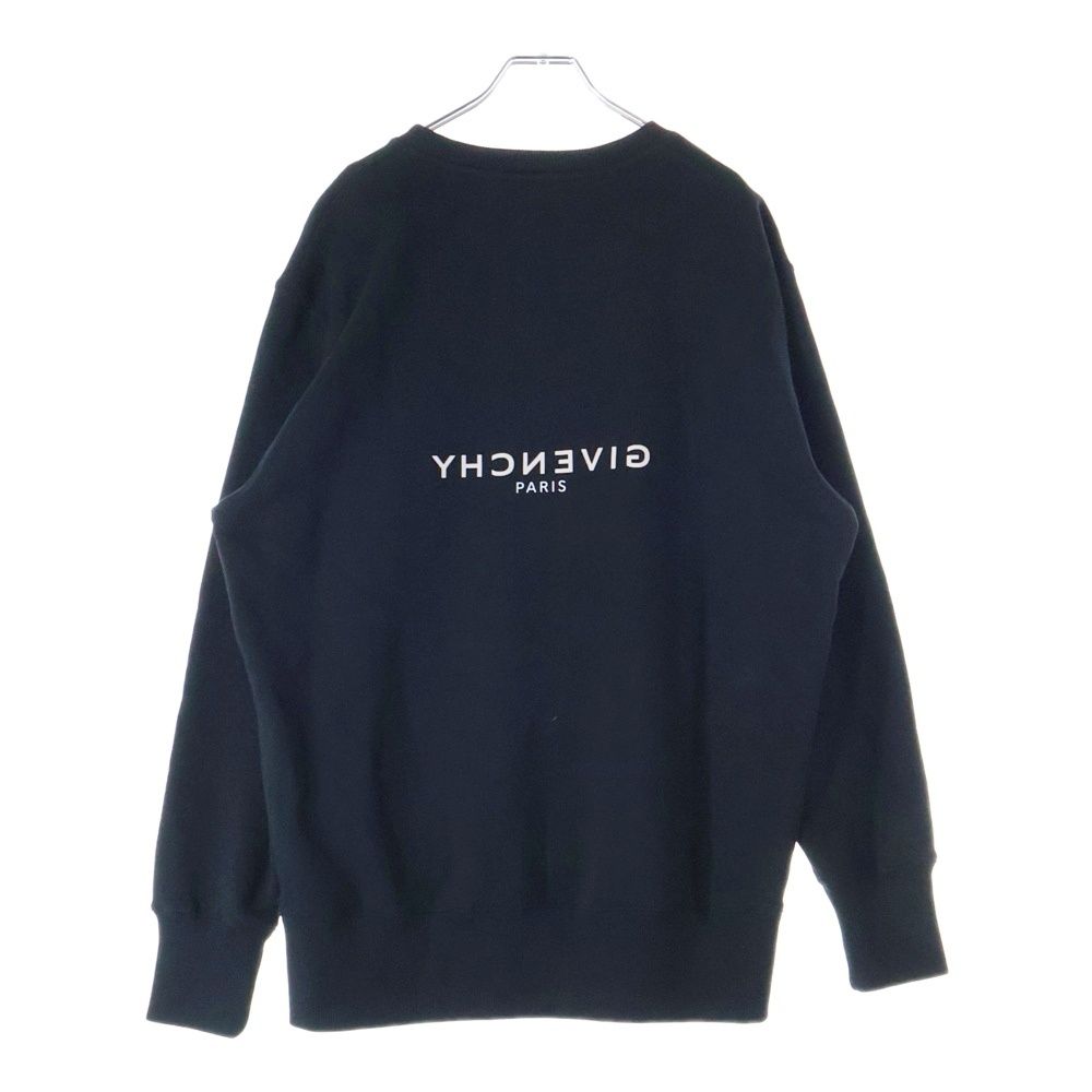 GIVENCHY (ジバンシィ) リバースロゴプリントクルーネック スウェット