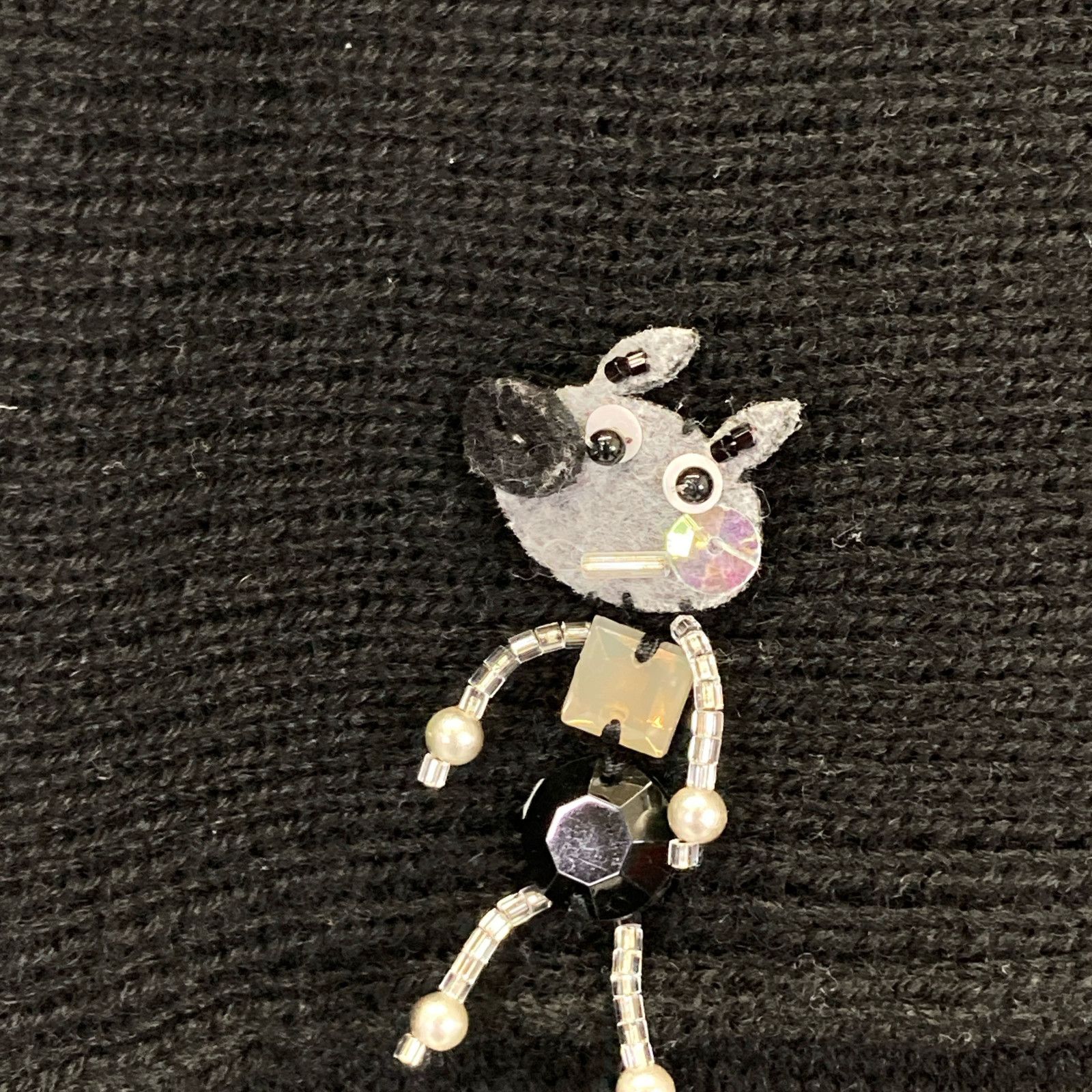 OLLEBOREBLA アルベロベロ 329083 ぶたさんストーンビジューワッペン