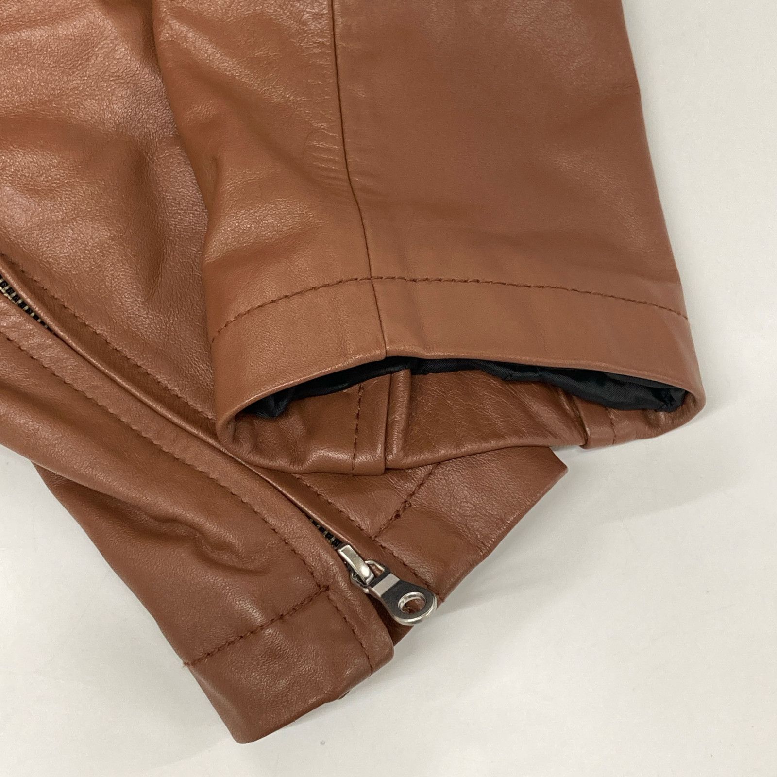 hakuraido 舶来堂 ﾌﾞﾗｳﾝ 牛革 ｼﾝｸﾞﾙﾗｲﾀﾞｰｽｼﾞｬｹｯﾄ 40 - メルカリ