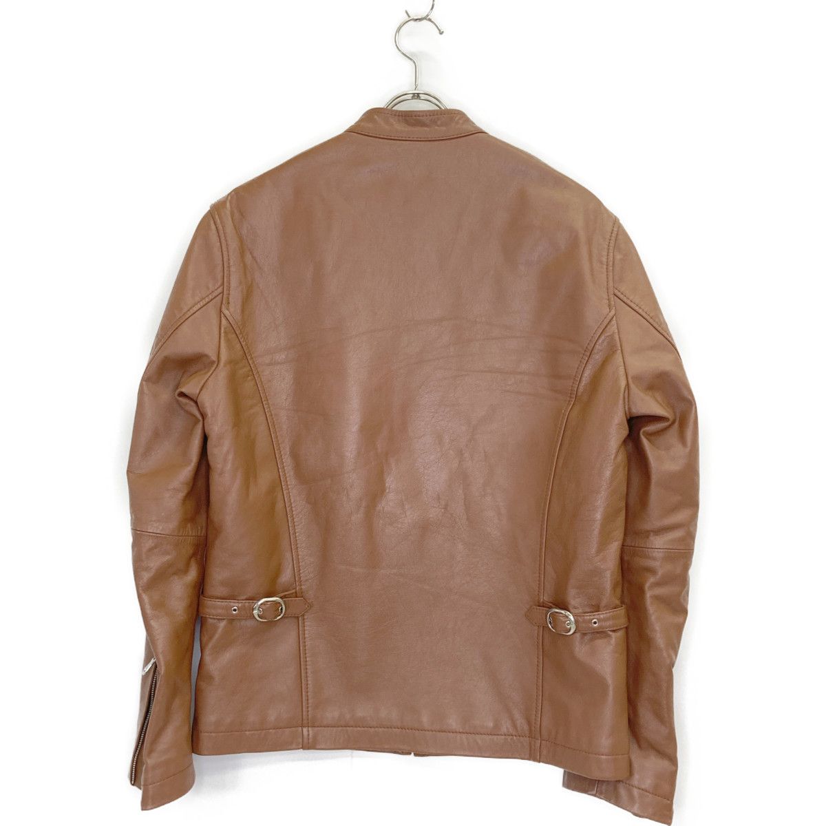 hakuraido 舶来堂 ジャケット 40 ブラウン メンズ hakuraido 舶来堂 ﾌﾞﾗｳﾝ 牛革 ｼﾝｸﾞﾙﾗｲﾀﾞｰｽｼﾞｬｹｯﾄ 40 - メルカリ