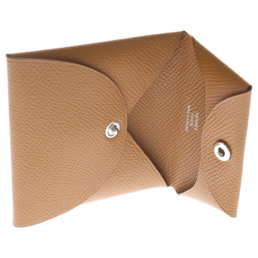 HERMES (エルメス) バスティア コインケース 小物入れ ブラウン