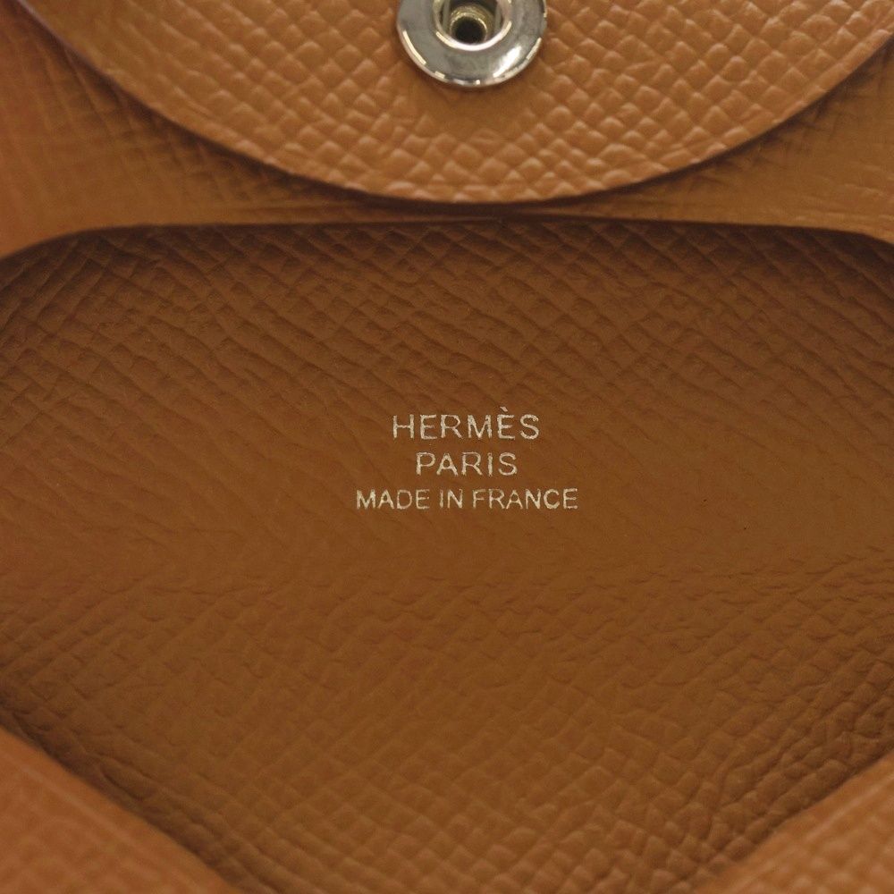 美品 Y刻印『エルメス』バスティア エプソン ゴールド ケース 小銭入れ 美品 Y刻印『エルメス』バスティア エプソン ゴールド コインケース