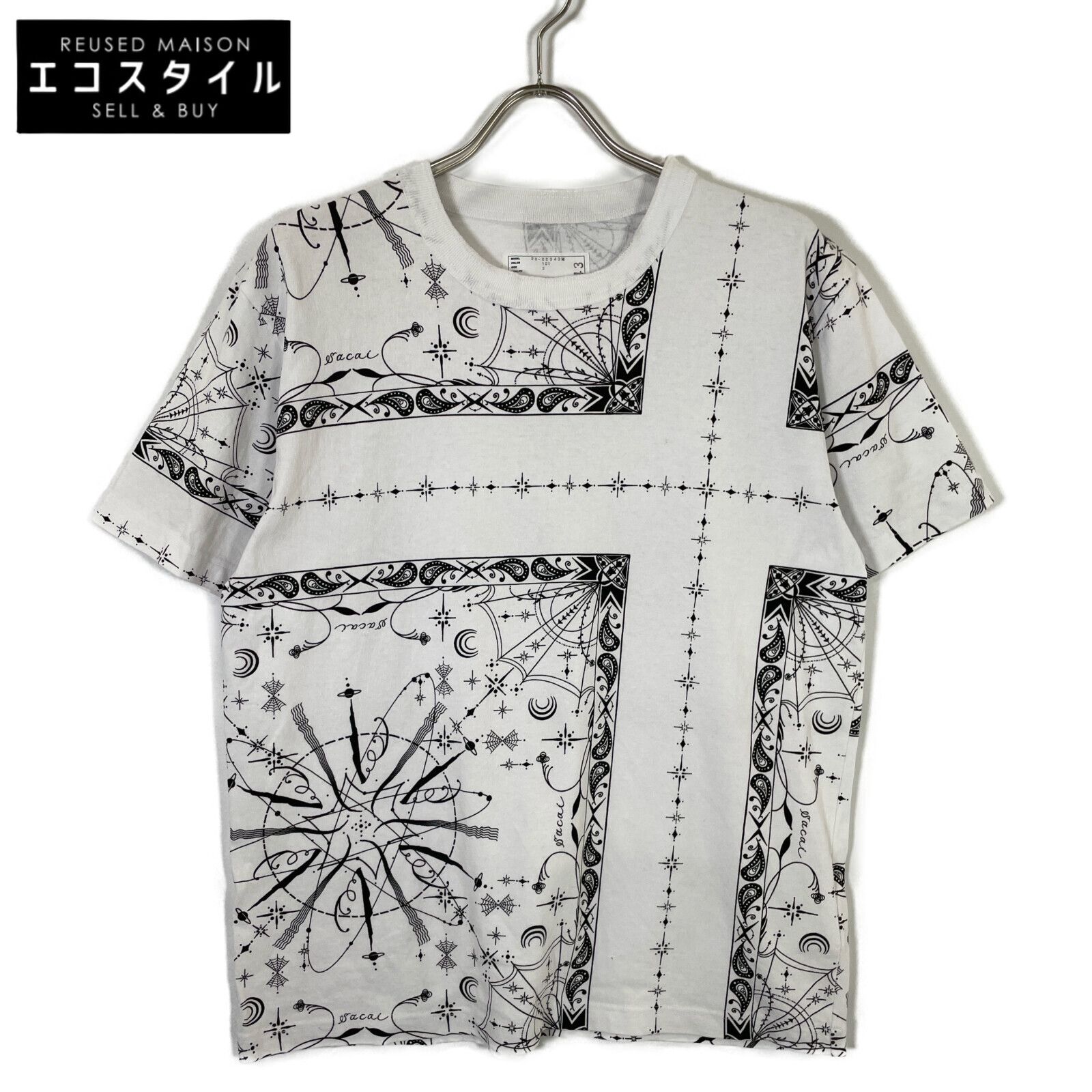 sacai サカイ Dr.Woo Bandana Print T-Shirt 2 - メルカリ