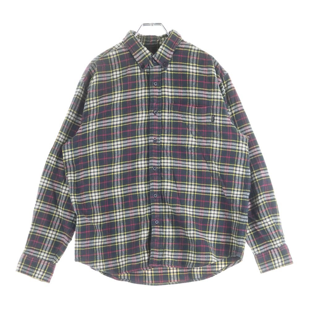 SUPREME シュプリーム 20 AW Tartan Flannel Shirt Black タータン フランネル チェック 長袖シャツ ブラック マルチ