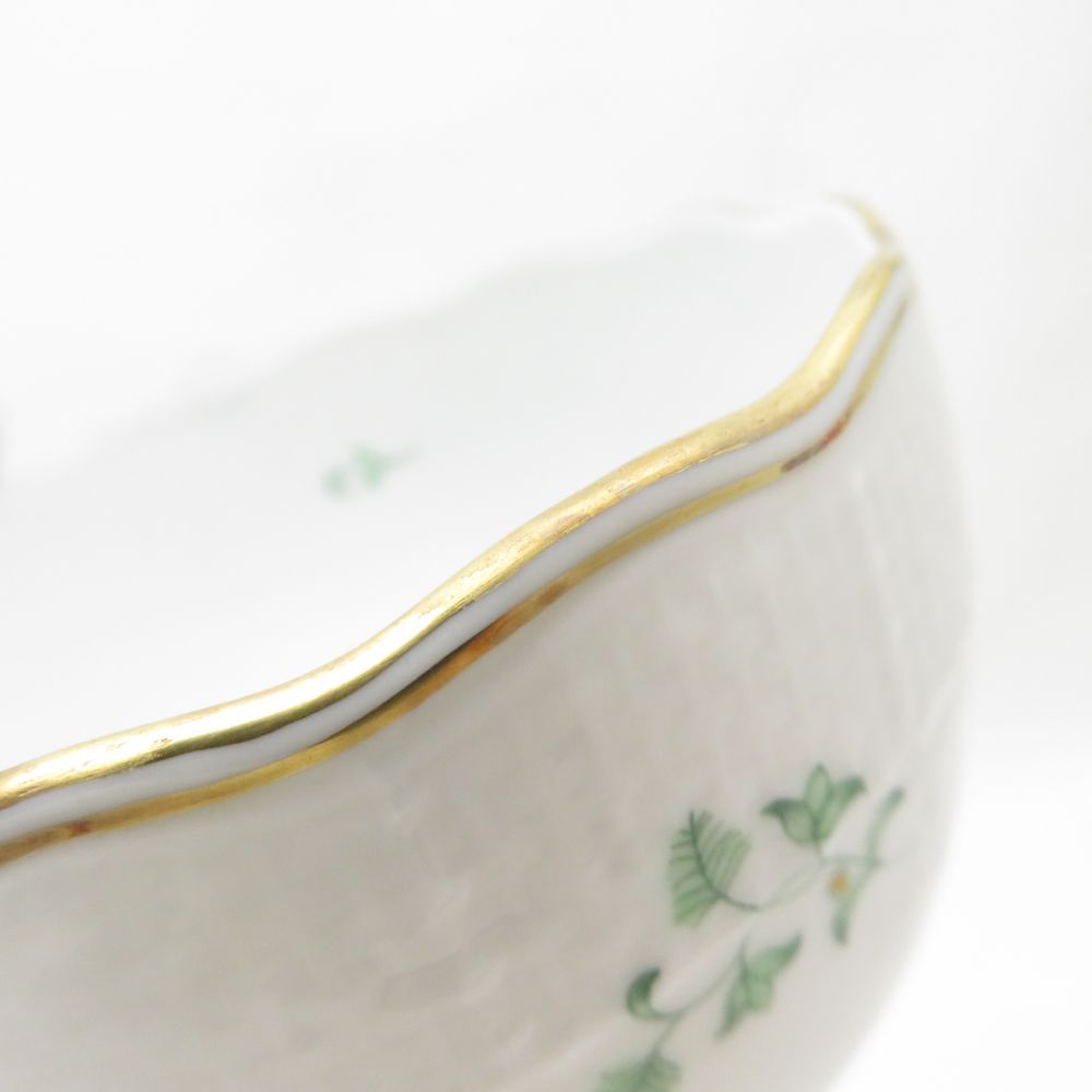 美品 Herend ヘレンド 清の花籠 CN 00724 ティーカップ＆ソーサー 1客 