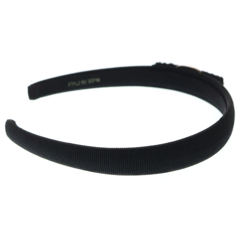 サルヴァトーレ フェラガモ リボンカチューシャ ブラック イタリア製 Salvatore Ferragamo (サルヴァトーレ フェラガモ) リボン