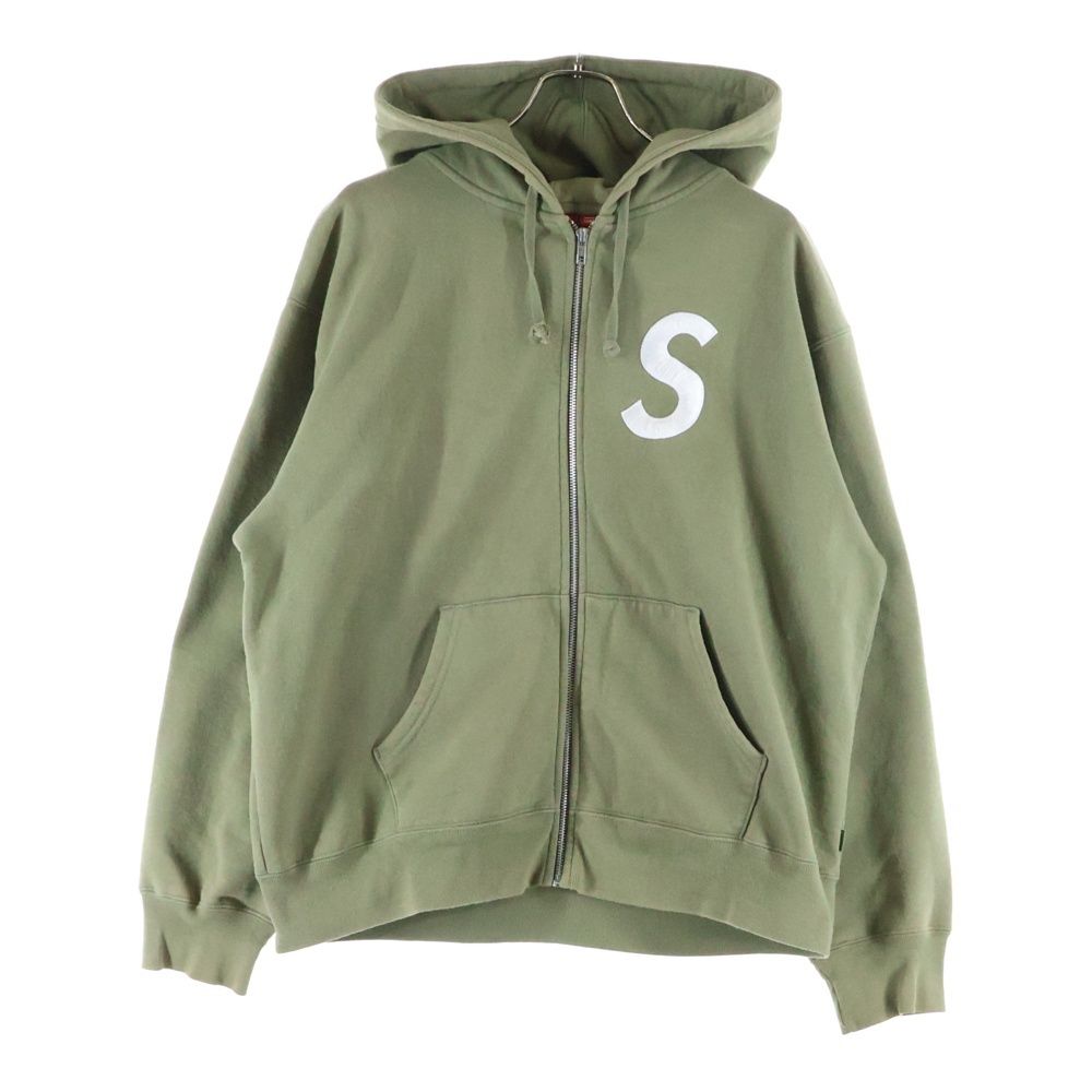 SUPREME (シュプリーム) 24AW S Logo Zip Up Hooded Sweatshirt Sロゴ