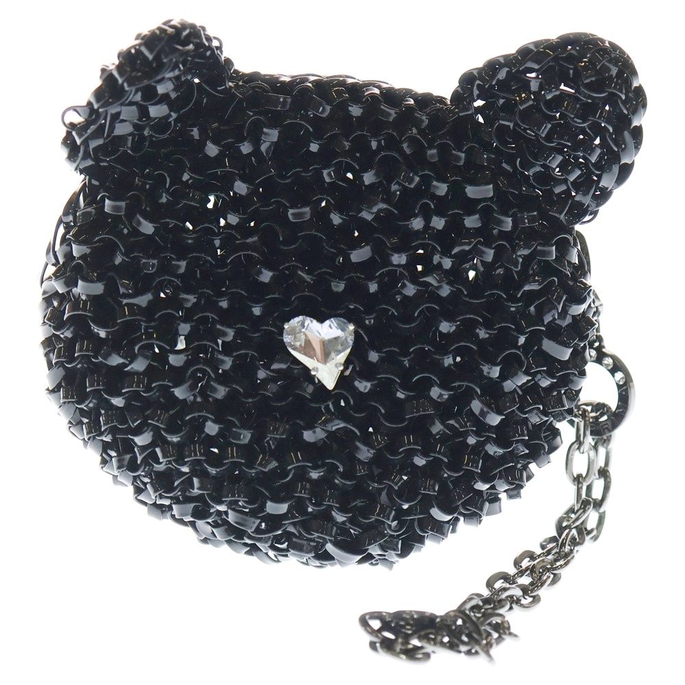 ANTEPRIMA アンテプリマ グミーズキャット エナメルバッグ ポーチ ブラック レディース