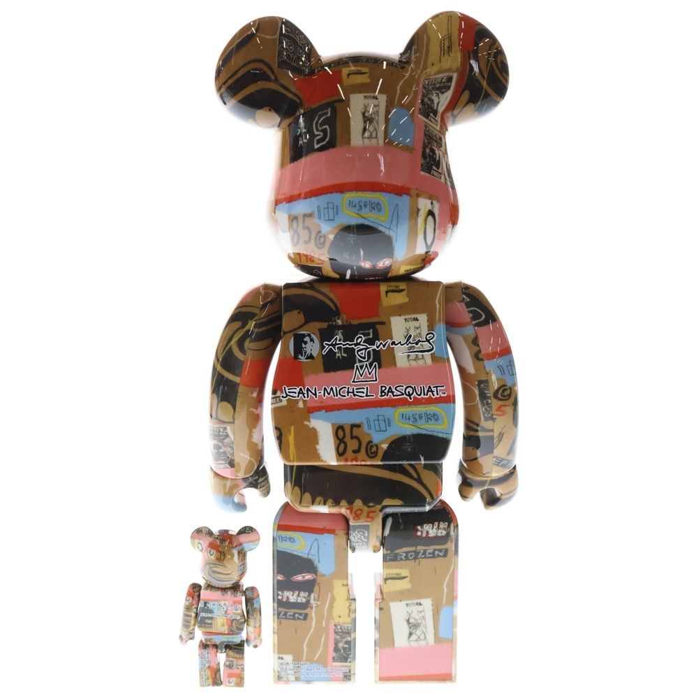 BE RBRICK ベアブリック Andy Warhol JEAN MICHEL 2 400 人形 マルチ