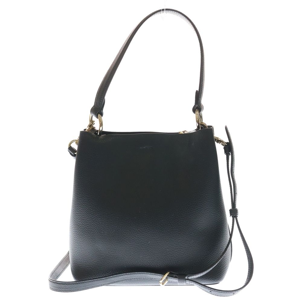 COACH (コーチ) ロゴプレートチャーム付き 2WAY レザー COACH (コーチ) ロゴプレートチャーム付き 2WAY レザー