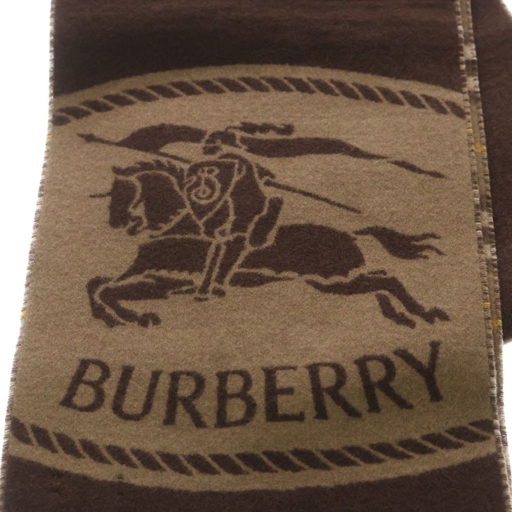 BURBERRY バーバリー マフラー ブラウン カシミヤ チェック ストール