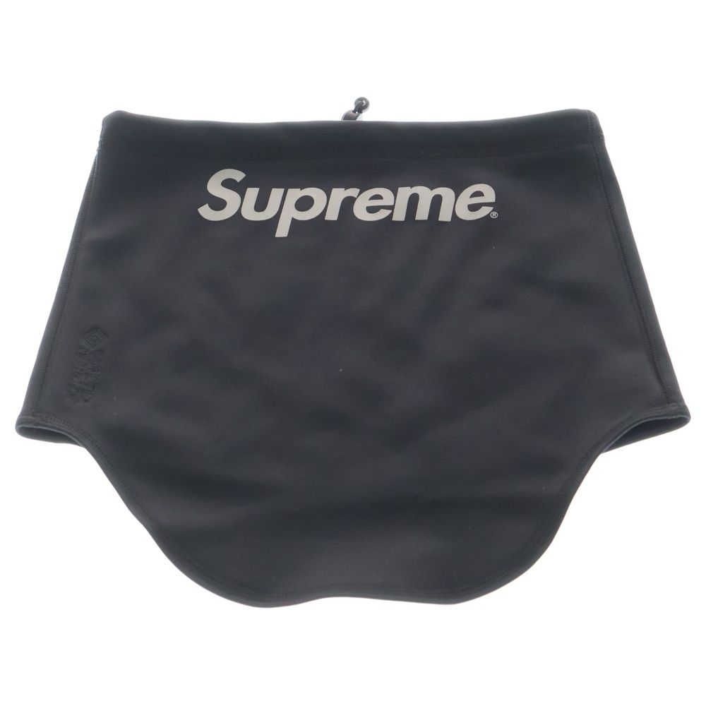 SUPREME シュプリーム 23 AW Wind Stopper Neck Gaiter ウィンド ストッパー ネック ゲイター ロゴデザイン ネックウォーマー ブラック