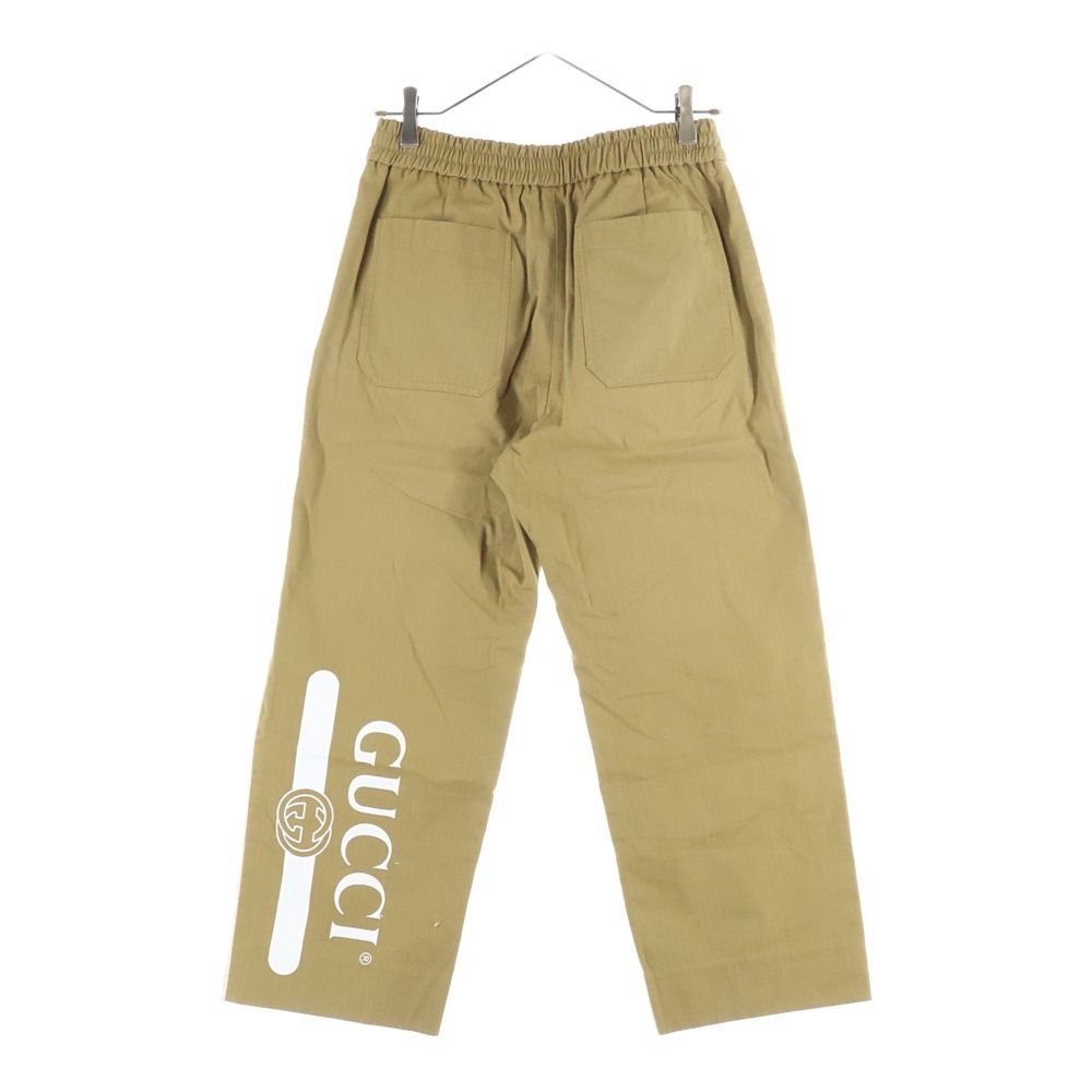 GUCCI ベージュ パンツ GUCCI（グッチ） GGオーガニック ダブルニー デニムパンツ ベージュ