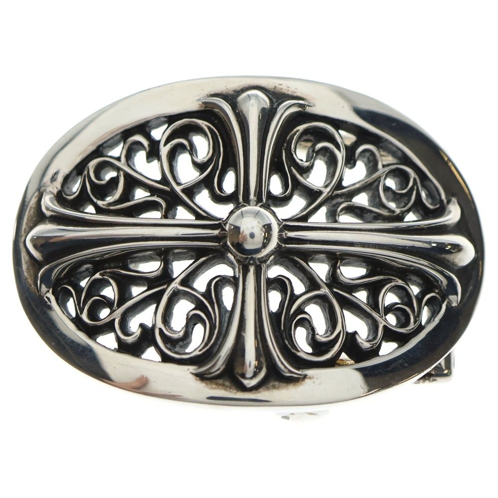 CHROME HEARTS クロムハーツ BUCKL OVAL CROSS 1 クラシックオーバルクロス バックル シルバー