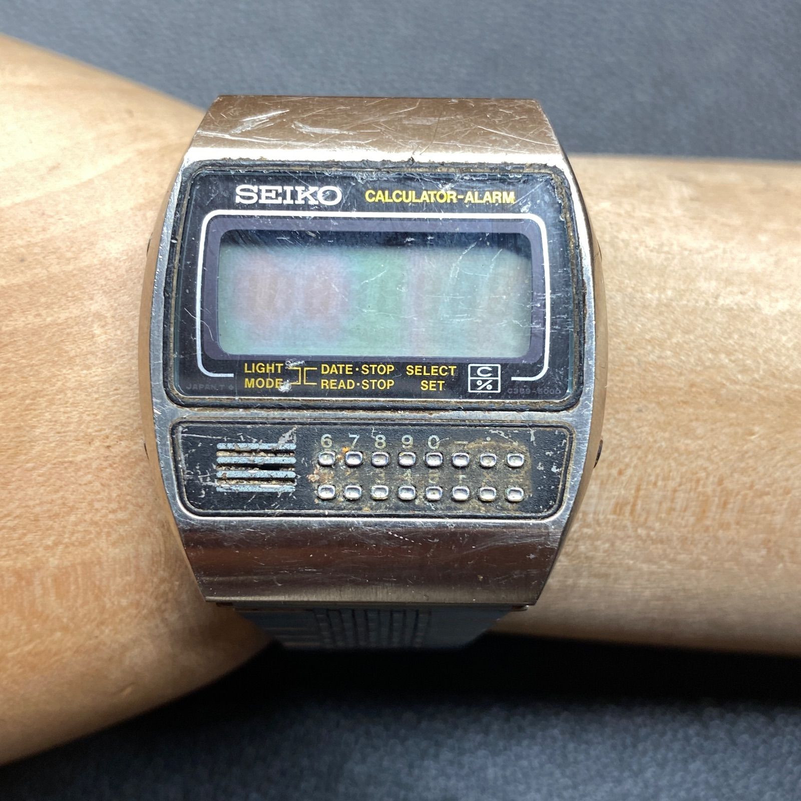 セイコー SEIKO チェックメイト C359-5000 デジタル メンズ 腕時計 