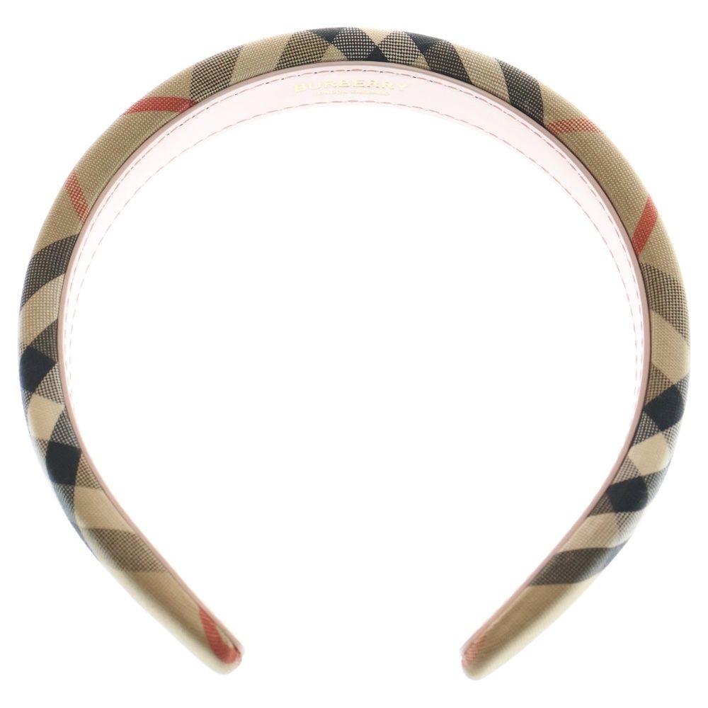 BURBERRY (バーバリー) ノバチェック カチューシャ ヘアバンド