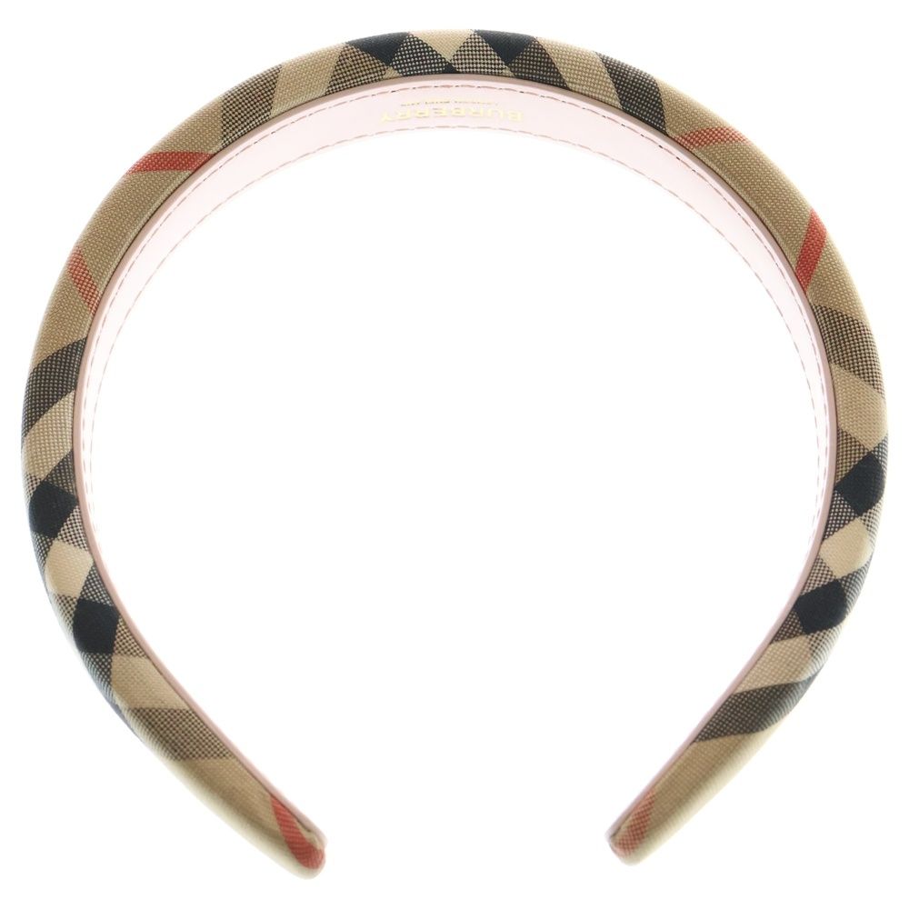 BURBERRY (バーバリー) ノバチェック カチューシャ ヘアバンド