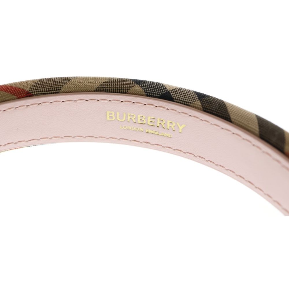 BURBERRY (バーバリー) ノバチェック カチューシャ ヘアバンド
