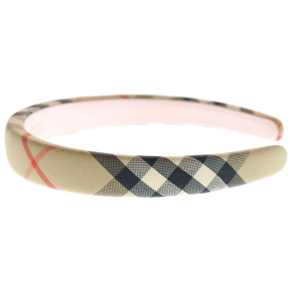 BURBERRY (バーバリー) ノバチェック カチューシャ ヘアバンド