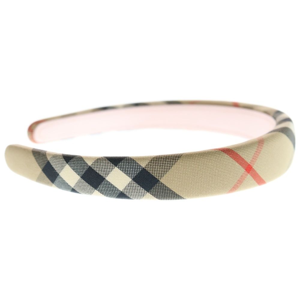 BURBERRY (バーバリー) ノバチェック カチューシャ ヘアバンド
