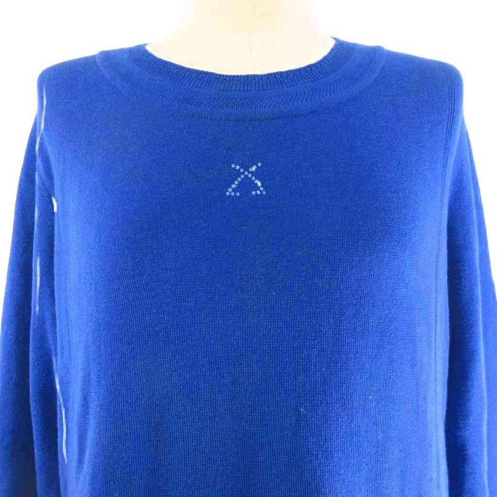 レオナールスポーツ LEONARD SPORT ニット セーター 長袖 薄手 クルー