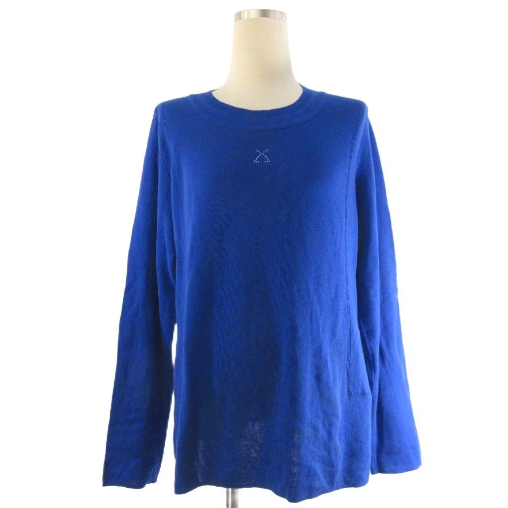 レオナールスポーツ LEONARD SPORT ニット セーター 長袖 薄手 クルー