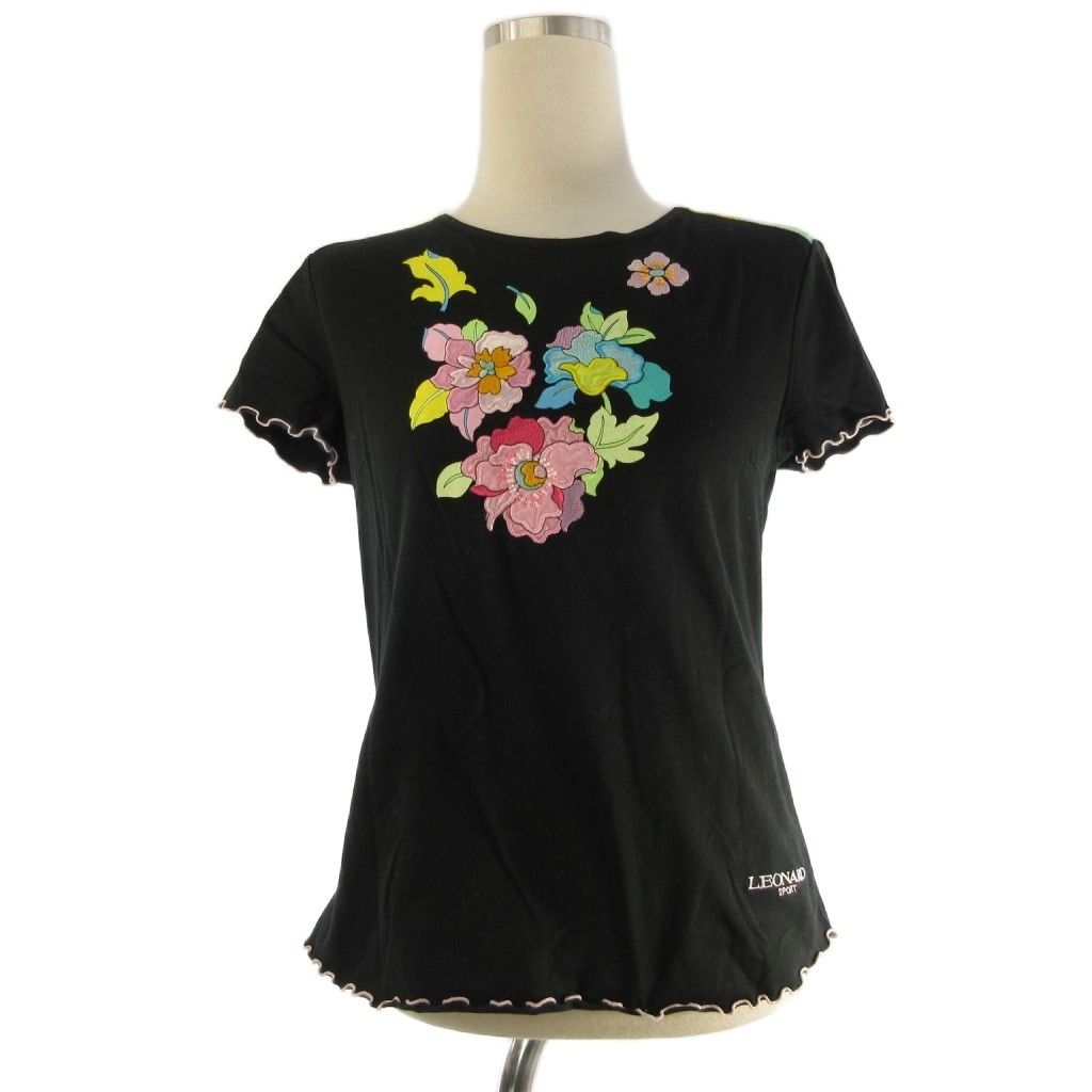 レオナールスポーツ LEONARD SPORT カットソー 半袖 クルーネック