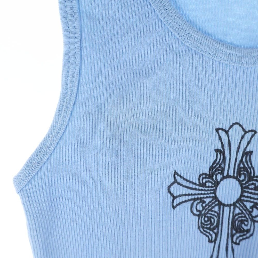 CHROME HEARTS (クロムハーツ) OLD TANK TOP クロスロゴ タンクトップ