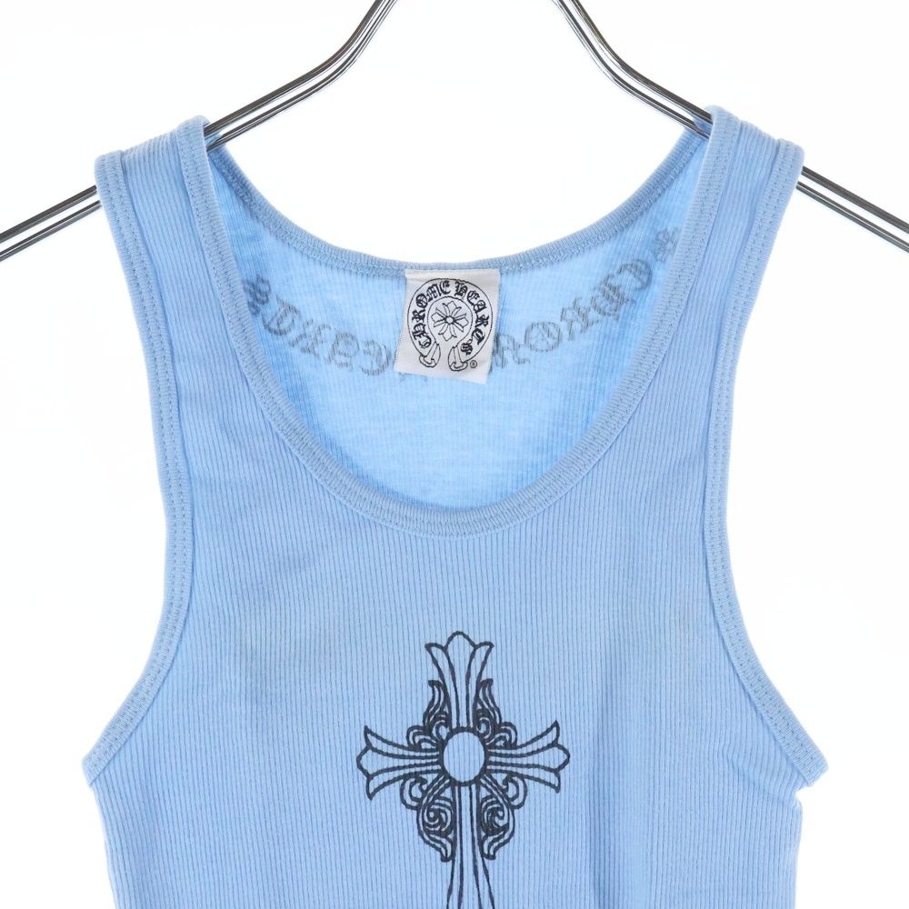 CHROME HEARTS (クロムハーツ) OLD TANK TOP クロスロゴ タンクトップ