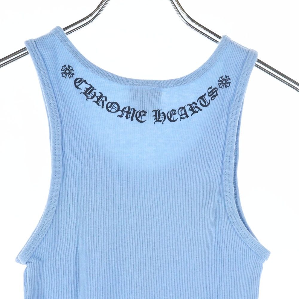 CHROME HEARTS (クロムハーツ) OLD TANK TOP クロスロゴ タンクトップ