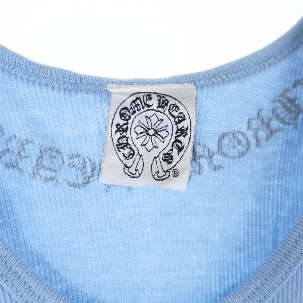 CHROME HEARTS (クロムハーツ) OLD TANK TOP クロスロゴ タンクトップ