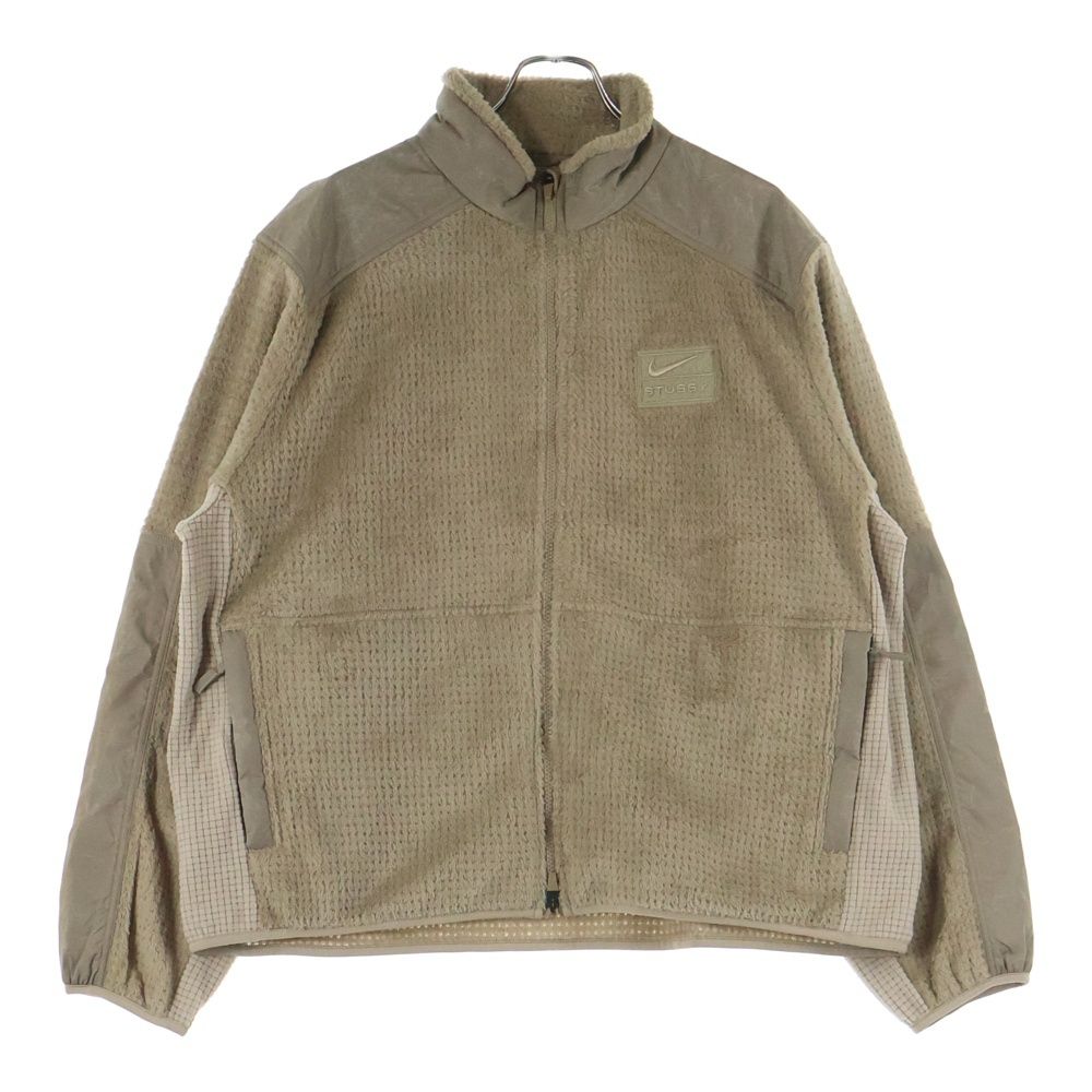 NIKE ナイキ STUSSY Full Zip Fleece ステューシー フルジップフリース ジップアップフリースジャケット HQ 8524 223 ブラウン