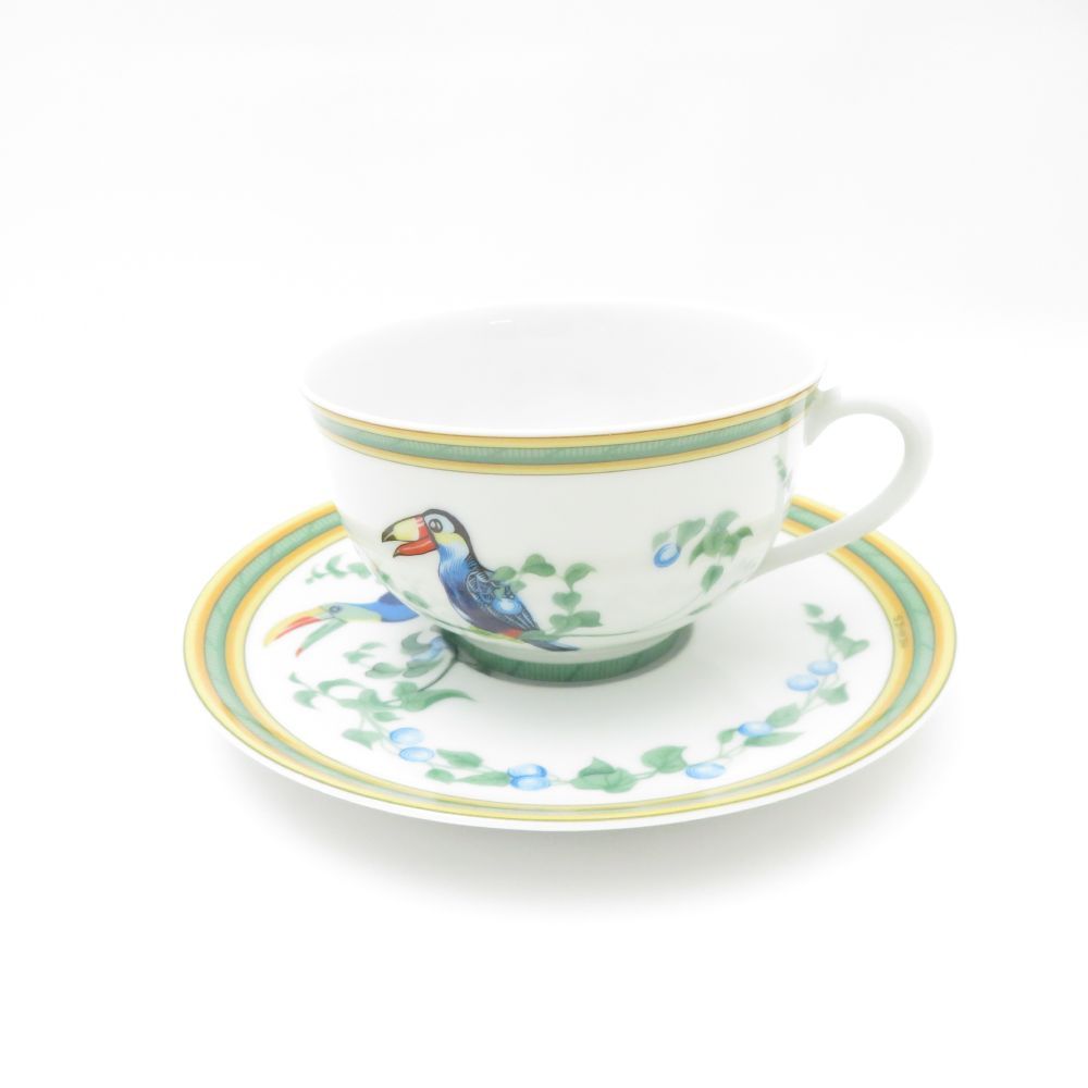 キッチン・食器 美品 HERMES エルメス Toucans トゥカン ティーカップ