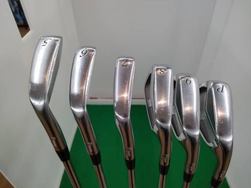 中古】 ピジョンゴルフ P-tune PG101(軟鉄) 7S アイアンセット IR 純正