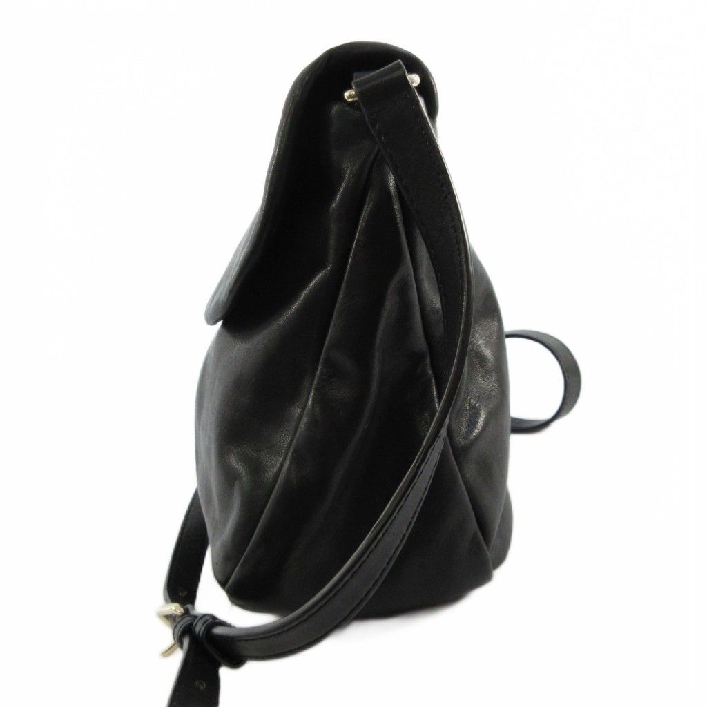 MARC BY MARC JACOBS(マークバイマークジェイコブス) ショルダーバッグ - 黒 レザー MARC JACOBS（マーク・ジェイコブス） ショルダーバッグ THE LEATHER J