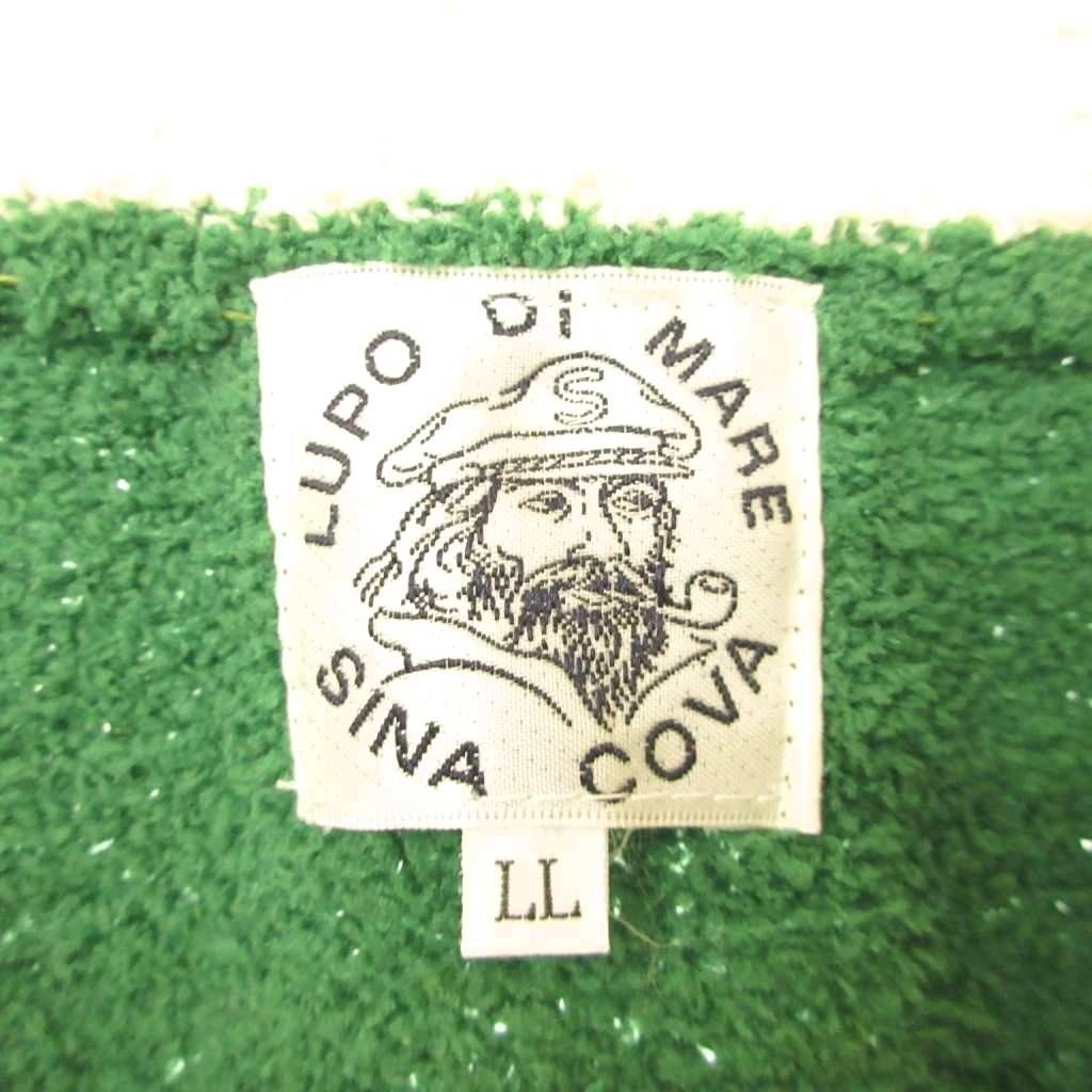 新品 SINA COVA ハーフジップセーター アイボリー LL ハーフZIPトレーナー 25250030