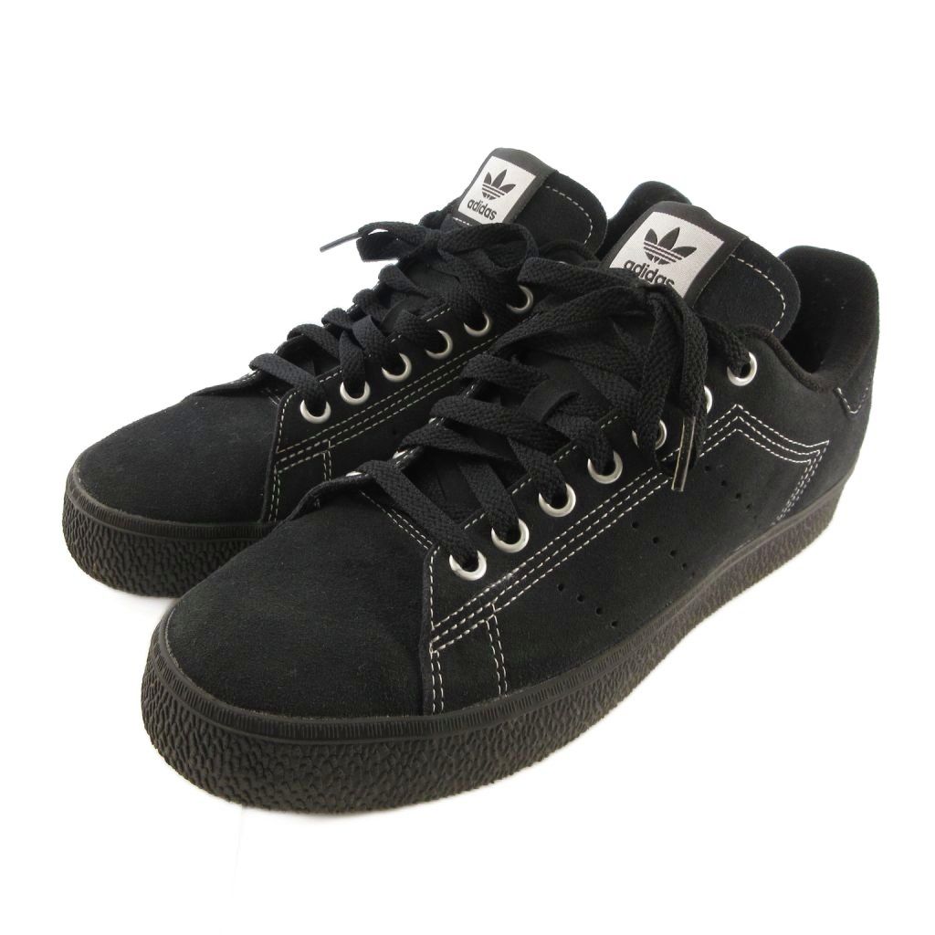 アディダスオリジナルス adidas originals Stan Smith スタンスミス スニーカー シューズ スエード 黒 IF 9934 25 5 cm
