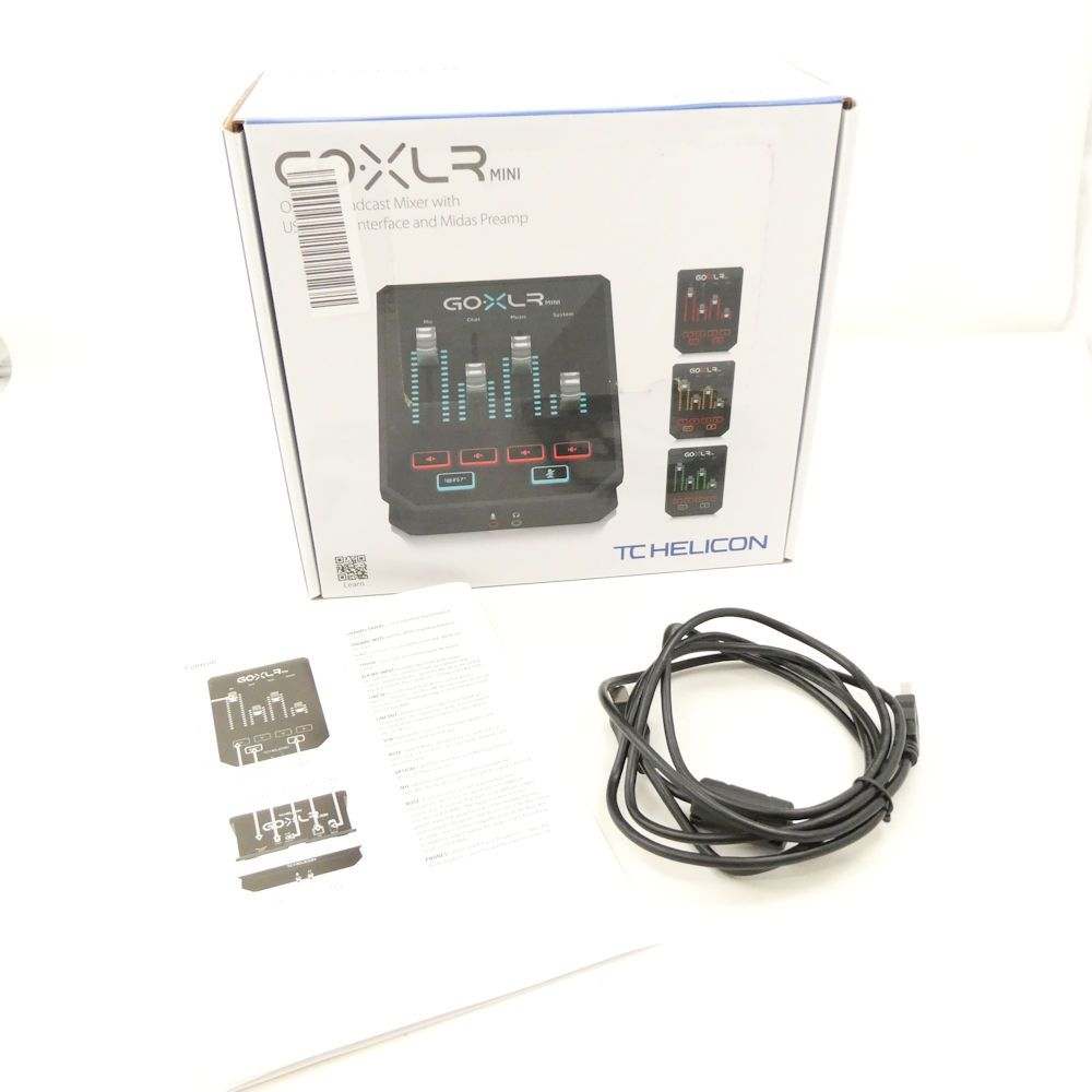 TC HELICON ティーシーヘリコン GO・XLR mini ミキサー&USBオーディオ 
