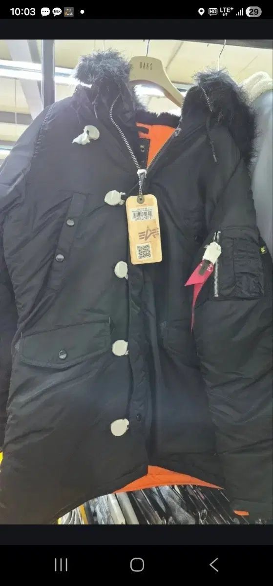 アルファ インダストリー MA 1ジャケット アウター