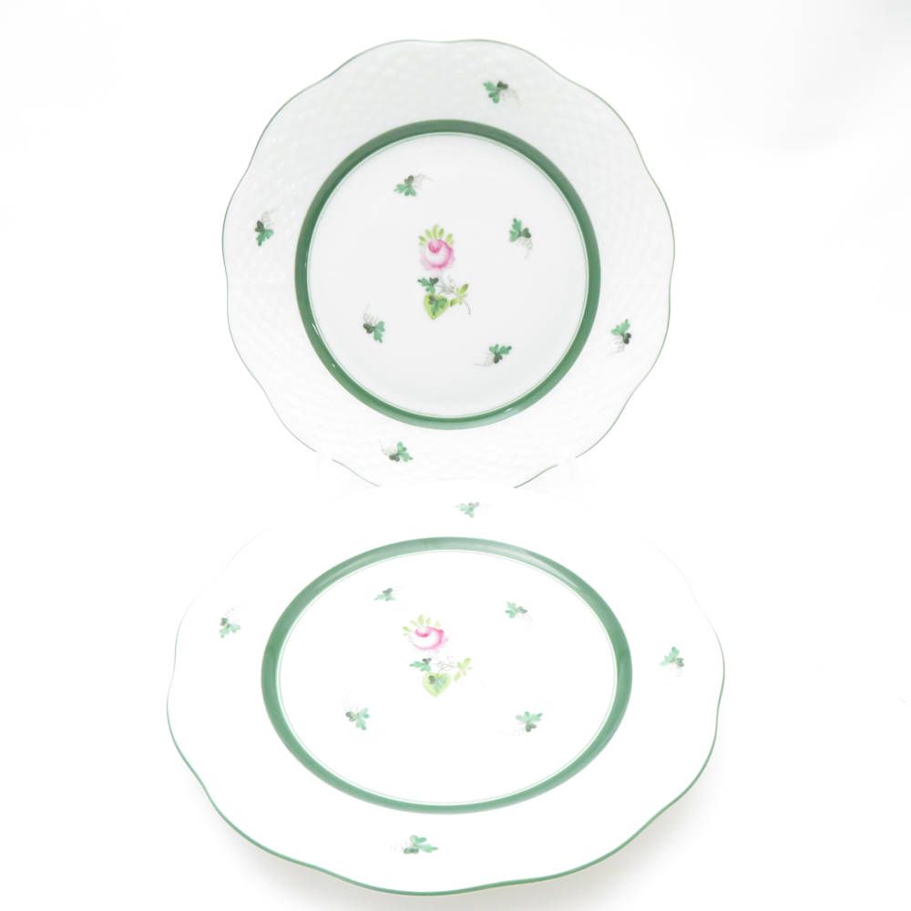 ヘレンド HEREND ウィーンの薔薇 19cmプレート2枚 | AGRAR-TANNRODA.DE