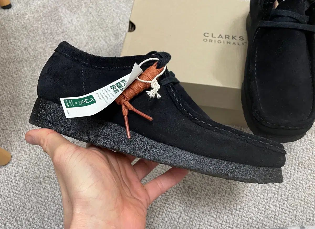  uk 6 5 クラークス ワラビー ブラック 250 ローファー ブーツ 革靴
