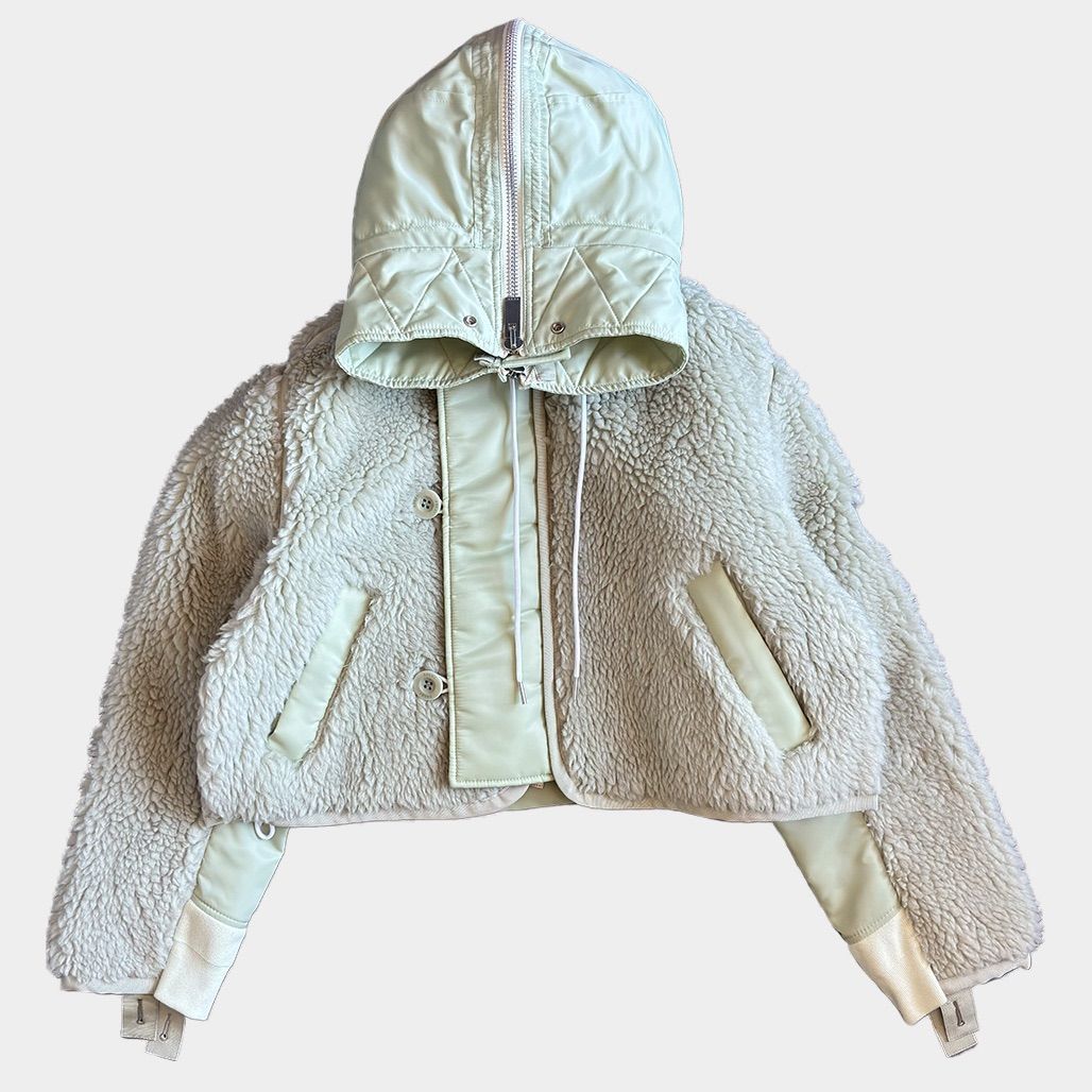 sacai サカイ 2025 AW ナイロンツインボアブルゾン