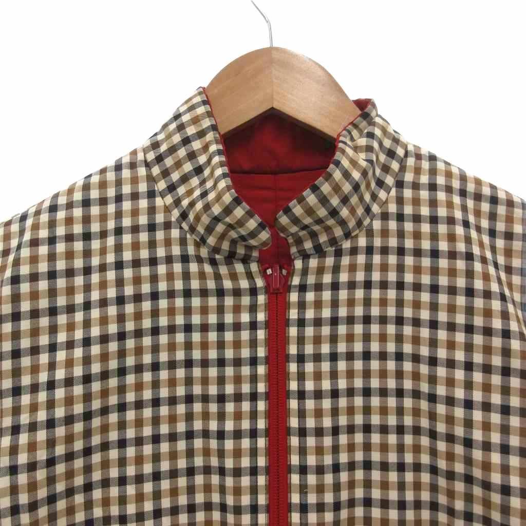 アクアスキュータム AQUASCUTUM リバーシブルジャケット キルティング