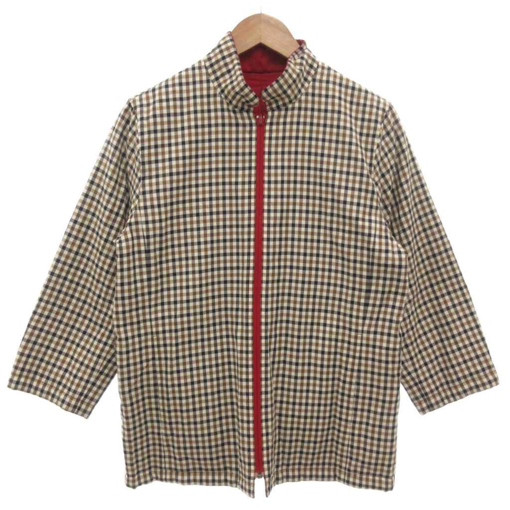 アクアスキュータム AQUASCUTUM リバーシブルジャケット キルティング