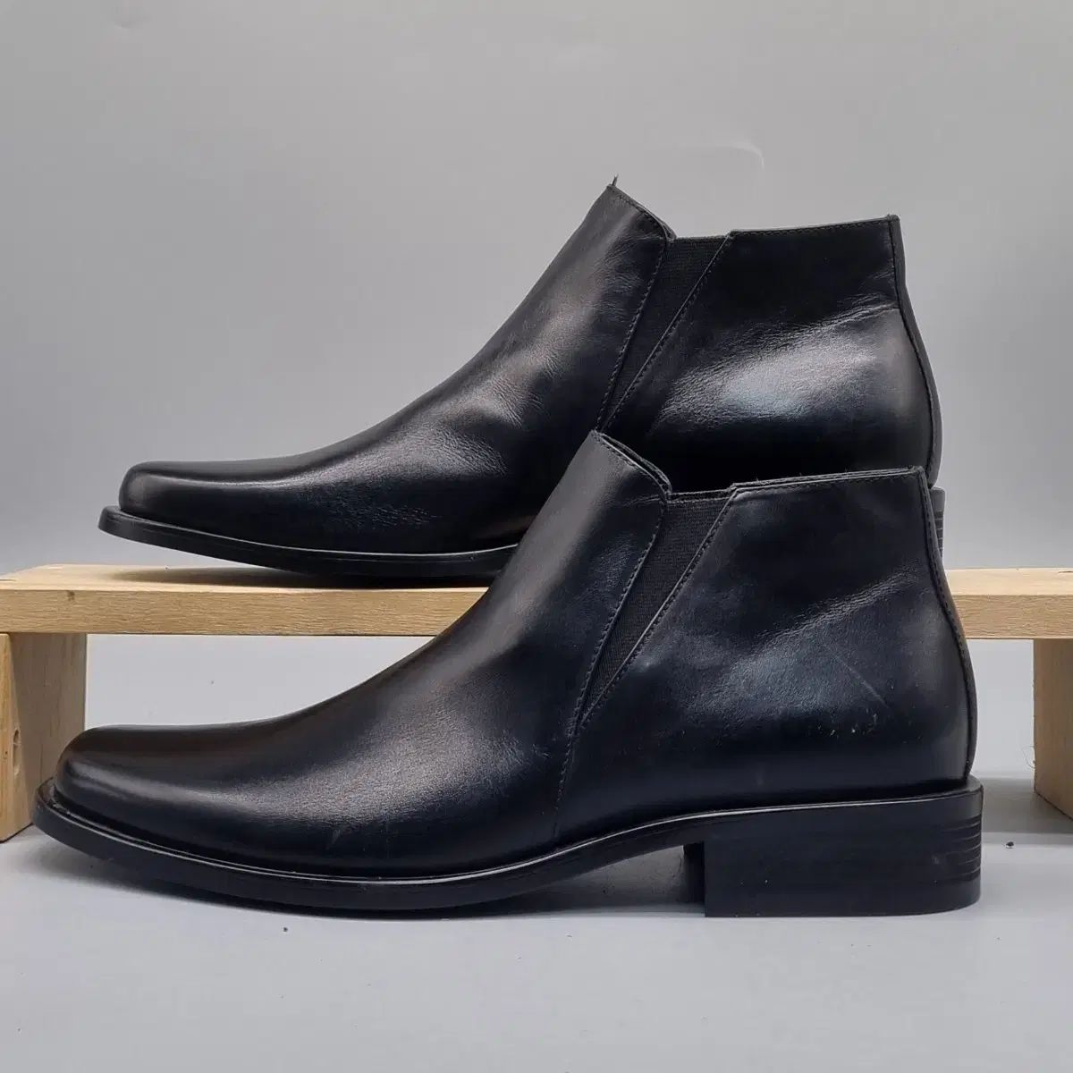 MOOK メンズ チェルシーブーツ 実物画像あり 実際サイズ 260 ヒール 4