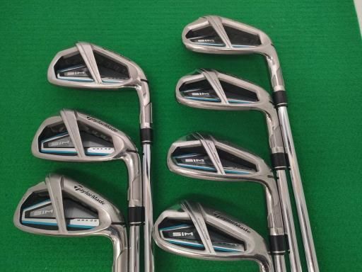 テーラーメイド SIM MAX OS 7 S アイアンセット IR KBS 85 JP フレックスS メンズ 男性用 右利き 右用 Cランク ゴルフクラブ