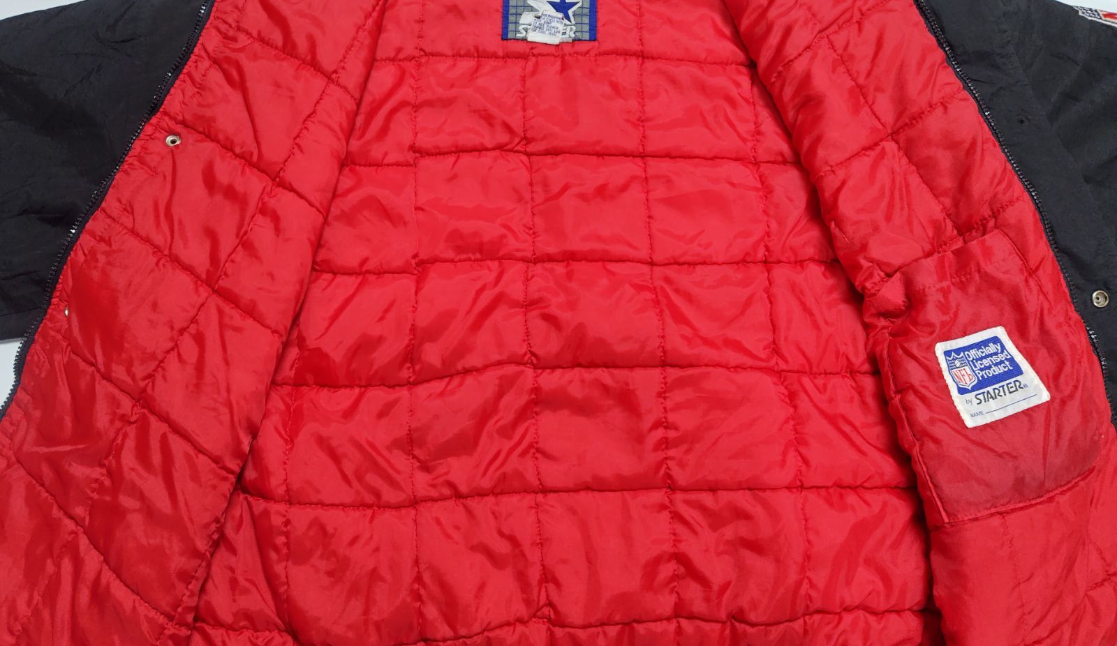 90s STARTER スターター Atlanta Falcons 中綿ナイロンジャケット