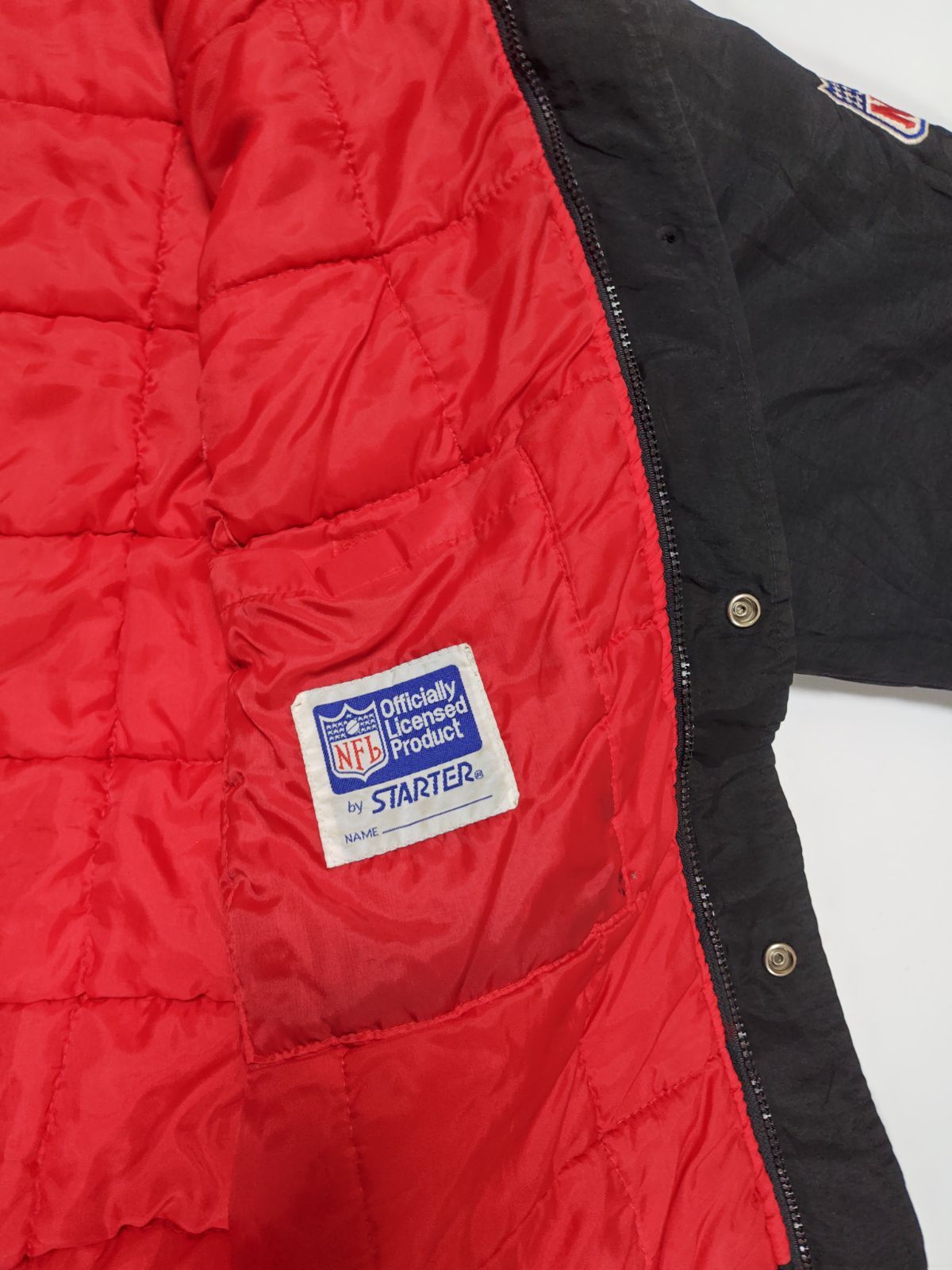 90s STARTER スターター Atlanta Falcons 中綿ナイロンジャケット