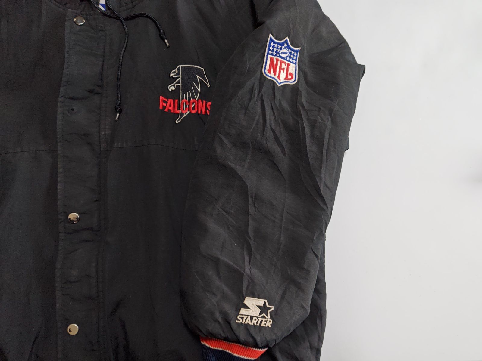 90s STARTER スターター Atlanta Falcons 中綿ナイロンジャケット