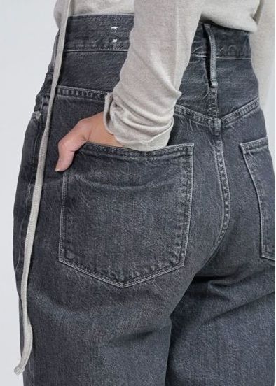  upper hights アッパーハイツ THE COUSIN BLACK COATING ザ カズン ブラックコーティング ストレートデニム デニム ジーンズ